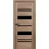 Межкомнатные Двери Portalino Doors PL-ECO-04 Черное стекло Ламинатин-14-thumb