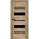 Межкомнатные Двери Portalino Doors PL-ECO-04 Черное стекло Ламинатин-14-thumb