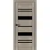Межкомнатные Двери Portalino Doors PL-ECO-04 Черное стекло Ламинатин-14-thumb