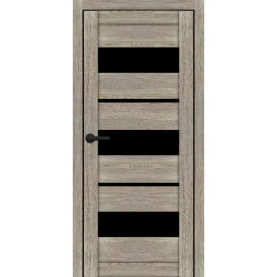 Міжкімнатні Двері Portalino Doors PL-ECO-05 Чорне скло Ламінатин-10