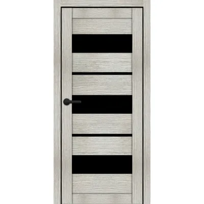 Міжкімнатні Двері Portalino Doors PL-ECO-05 Чорне скло Ламінатин-0