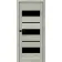 Межкомнатные Двери Portalino Doors PL-PVC-05 Черное стекло ПВХ плёнка-6-thumb