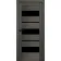 Межкомнатные Двери Portalino Doors PL-PVC-05 Черное стекло ПВХ плёнка-6-thumb