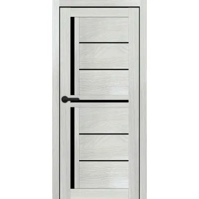 Міжкімнатні Двері Portalino Doors PL-ECO-06 Чорне скло Ламінатин-10