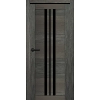 Міжкімнатні Двері Portalino Doors PL-PVC-07 Чорне скло ПВХ плівка-5