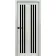 Межкомнатные Двери Portalino Doors PL-ECO-26 Черное стекло Ламинатин-5-thumb