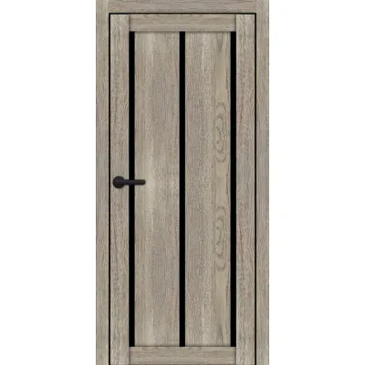 Міжкімнатні Двері Portalino Doors PL-ECO-28 Чорне скло Ламінатин-4