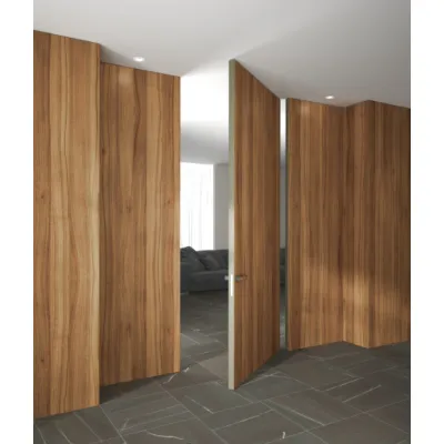 Межкомнатные Двери RockWood Design до потолка Roof 7 Шпон-0