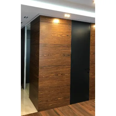 Міжкімнатні Двері RockWood Design до стелі Roof 8 Шпон-0