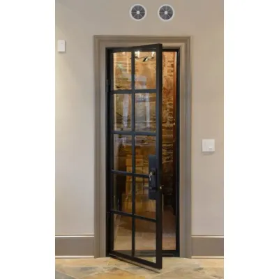 Межкомнатные Двери RockWood Design MetalGlass 2 Стеклянные-0