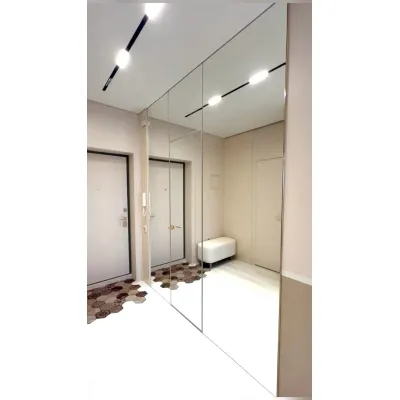 Міжкімнатні Двері RockWood Design Mirror Wall З дзеркалом Скляні-0