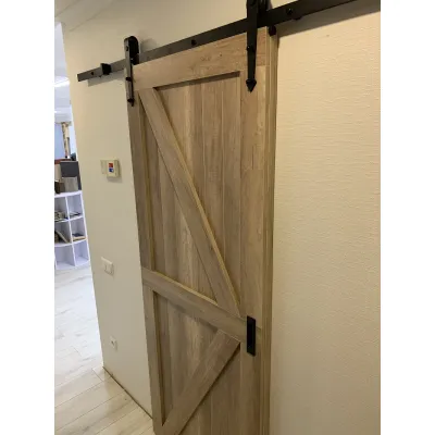 Межкомнатные Раздвижные Двери RockWood Loft 8 Под покраску-0