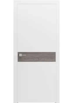 Двери Rodos Loft Berta GL ПГ белый мат