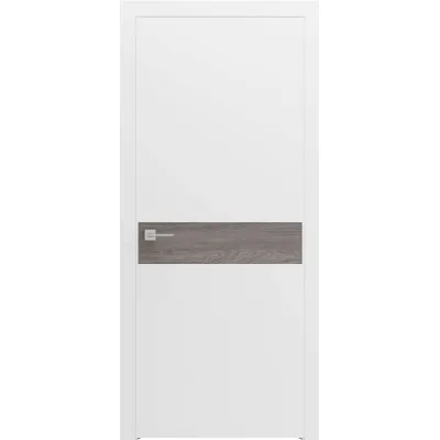Межкомнатные Двери Rodos Loft Berta GL ПГ белый мат Краска-0
