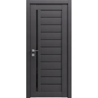 Міжкімнатні Двері Rodos Modern Bianca Чорне скло ПВХ плівка-2