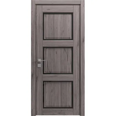 Міжкімнатні Двері Rodos Style R Style 3 Чорне скло ПВХ плівка-5