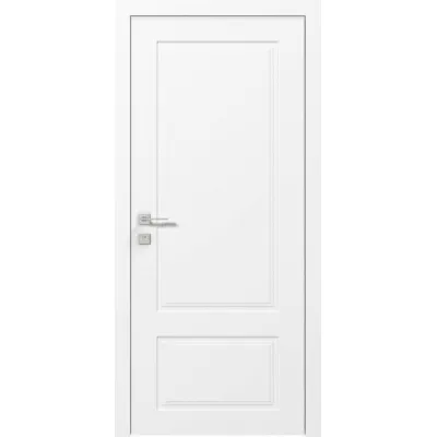 Межкомнатные Двери Rodos Cortes Galant ПГ белый мат Краска-0