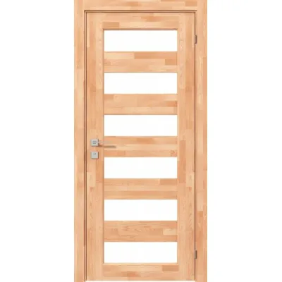 Міжкімнатні Двері Rodos Woodmix Master Напівскло Дерево-0