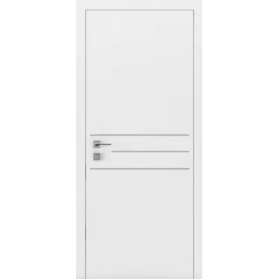 Межкомнатные Двери Rodos Cortes Prima 3G ПГ белый мат Краска-0