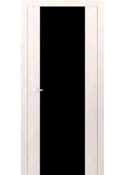 Двери Rodos Modern Flat ПО Черное стекло