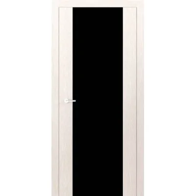 Міжкімнатні Двері Rodos Modern Flat ПО Чорне скло ПВХ плівка-0
