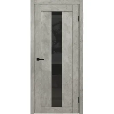 Межкомнатные Двери SherWood Sline S8 Черное стекло ПВХ плёнка-4