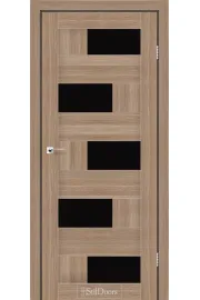 Двері StilDoors NEPAL Чорне скло