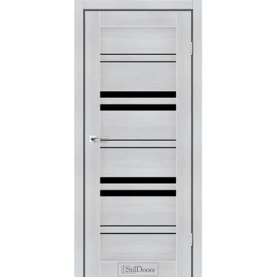 Межкомнатные Двери StilDoors SLOVENIA Черное стекло ПВХ плёнка-0