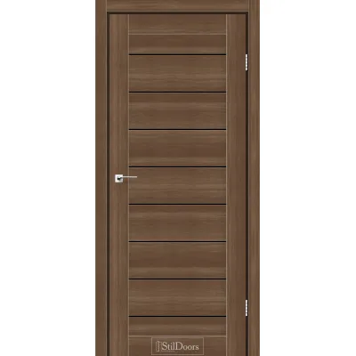 Межкомнатные Двери StilDoors TANZANIA Черное стекло ПВХ плёнка-6