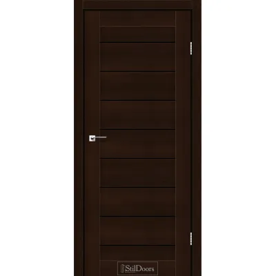 Межкомнатные Двери StilDoors TANZANIA Черное стекло ПВХ плёнка-9