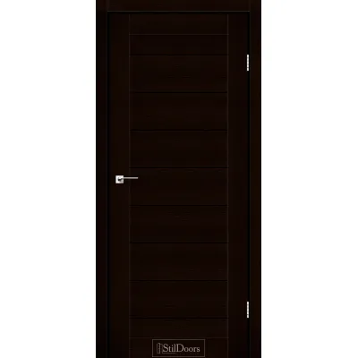 Межкомнатные Двери StilDoors TANZANIA Черное стекло ПВХ плёнка-0