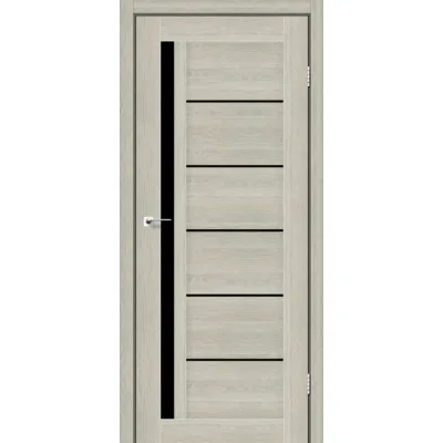 Міжкімнатні Двері StilDoors SOFIA Чорне скло ПВХ плівка-3