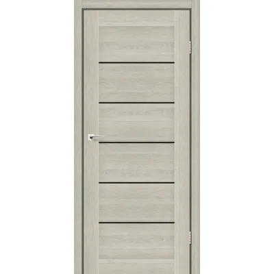 Міжкімнатні Двері StilDoors VICTORIA Чорне скло ПВХ плівка-3