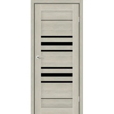 Межкомнатные Двери StilDoors TOKYO Черное стекло ПВХ плёнка-1