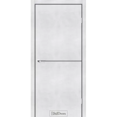 Міжкімнатні Двері StilDoors LOFT ALUMINIUM ПВХ плівка-1