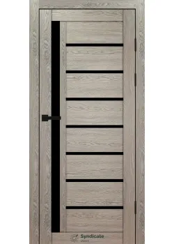 Двери Syndicate Doors SD-PVC-101 Черное стекло
