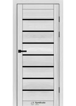 Двери Syndicate Doors SD-PVC-102 Черное стекло