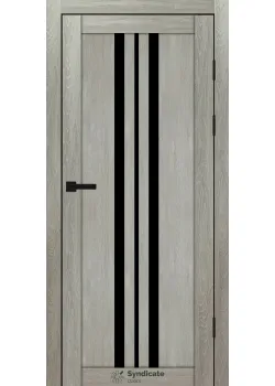 Двери Syndicate Doors SD-PVC-107 Черное стекло