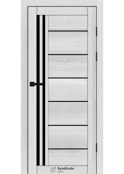 Двери Syndicate Doors SD-PVC-114 Черное стекло