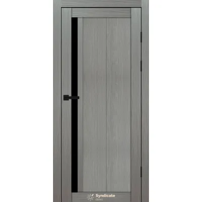 Міжкімнатні Двері Syndicate Doors SD-PVC-124 Чорне скло ПВХ плівка-13