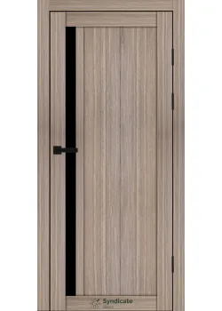 Двери Syndicate Doors SD-PVC-124 Черное стекло