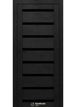 Двери Syndicate Doors SD-PVC-103 Черное стекло