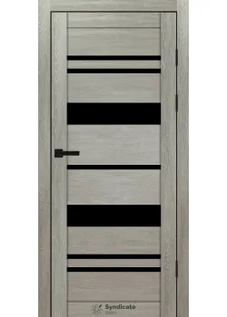 Двери Syndicate Doors SD-PVC-104 Черное стекло
