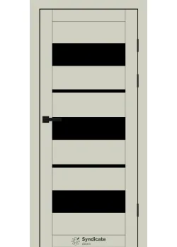 Двери Syndicate Doors SD-PVC-105 Черное стекло