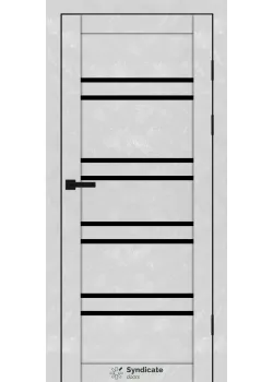 Двери Syndicate Doors SD-PVC-118 Черное стекло