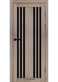Двери Syndicate Doors SD-PVC-126 Черное стекло