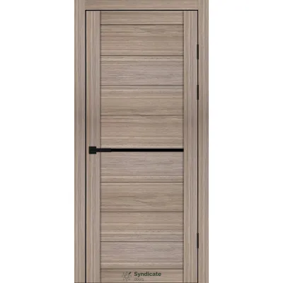 Міжкімнатні Двері Syndicate Doors SD-PVC-129 Чорне скло ПВХ плівка-13