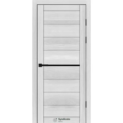 Міжкімнатні Двері Syndicate Doors SD-PVC-129 Чорне скло ПВХ плівка-14