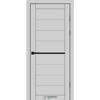 Міжкімнатні Двері Syndicate Doors SD-PVC-129 Чорне скло ПВХ плівка-15