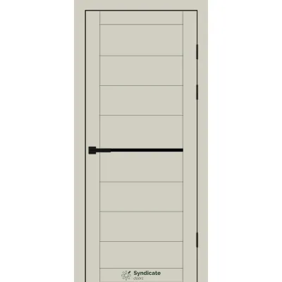 Міжкімнатні Двері Syndicate Doors SD-PVC-129 Чорне скло ПВХ плівка-16